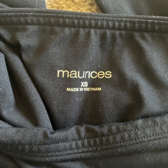 Maurice’s Black Bike Shorts Size XS - Picture 3 of 4